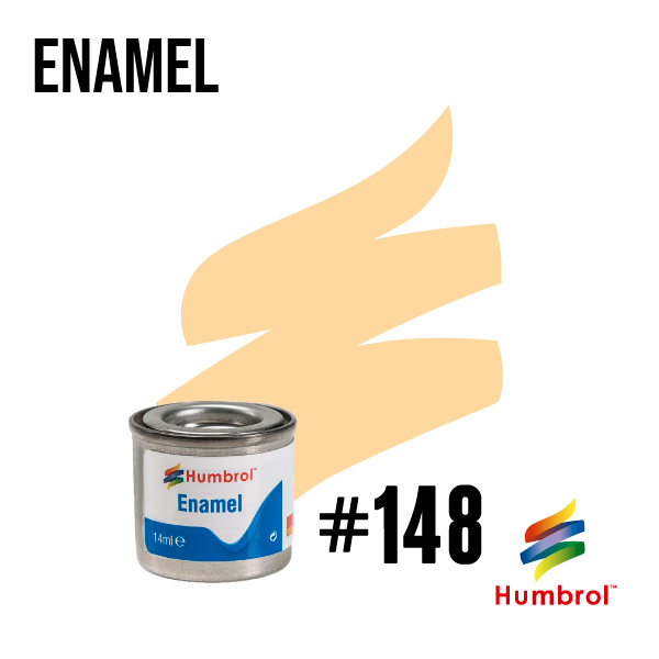 Humbrol 14ml Randome Tan Matt Enamel Paint (148) - Model & Hobby Paint