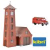 Estación de bomberos de Bahlburg-Lüneburg con vehículo