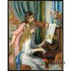 Two Young Girls at the piano